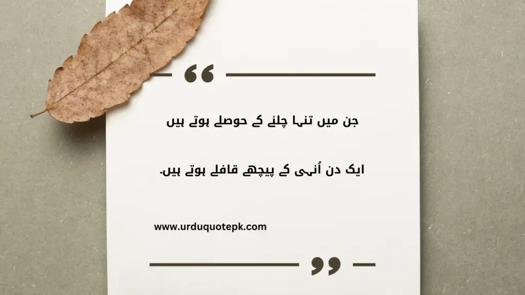 A Picture of Inspirational Urdu Quotes